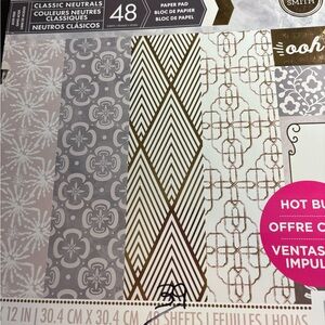 Paper Pad in Elegant Neutrals